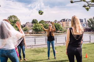JGA in Koblenz: Schnitzeljagd bei bestem Wetter